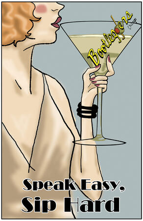 Speak Easy Sip Hard Speak Easy Sip Hard