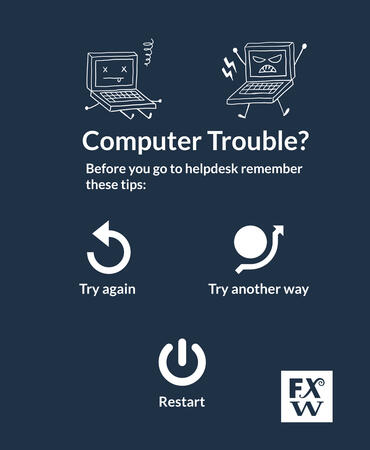 FXW Computer Trouble Infographic